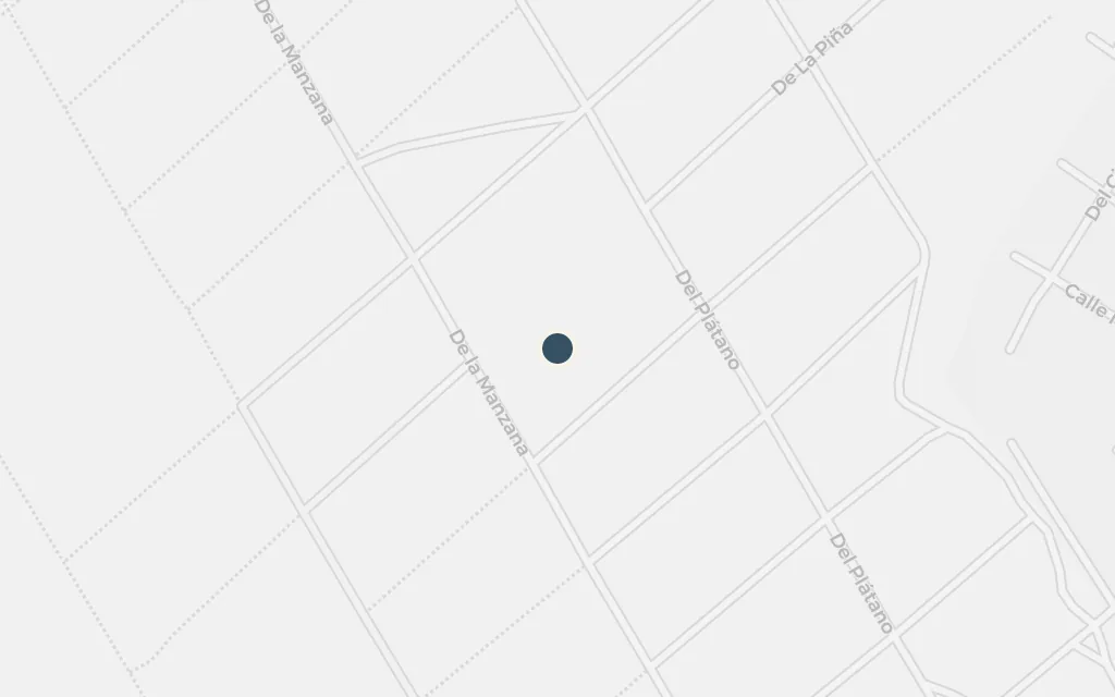 Map of Lomas de Poleo desert today