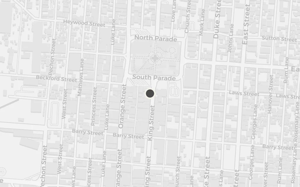 Map of Downtown Kingston (the gang war) today