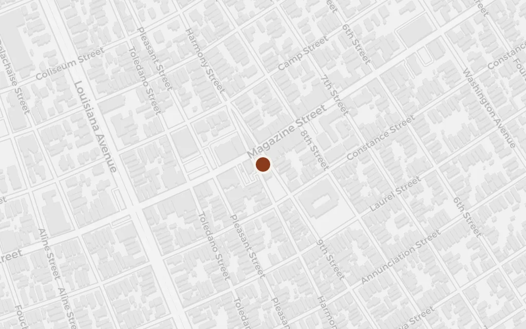 Map of The Reilly house, Constantinople Street today