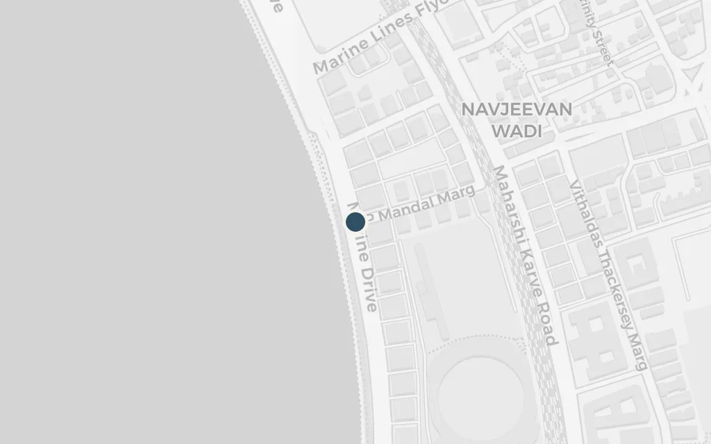 Map of The Sea Face promenade today