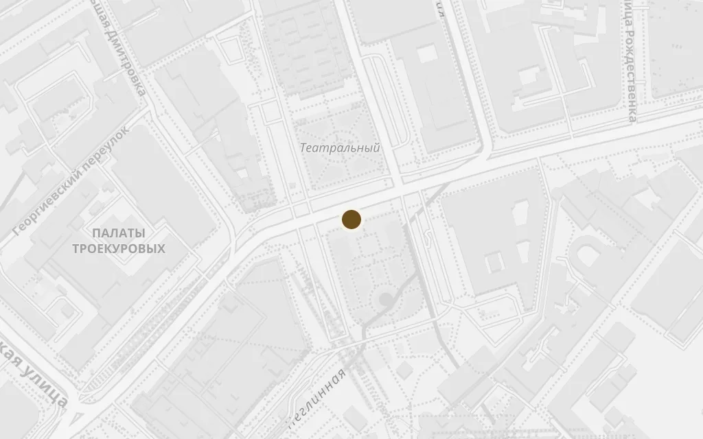 Map of Theatre Square today