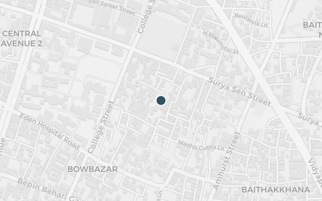 Map of Calcutta today