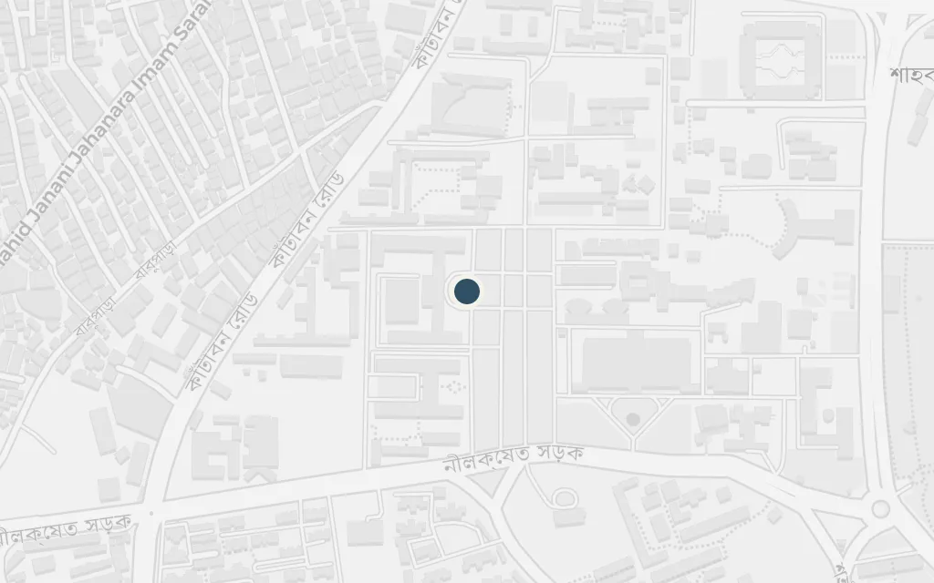 Map of University of Dhaka today