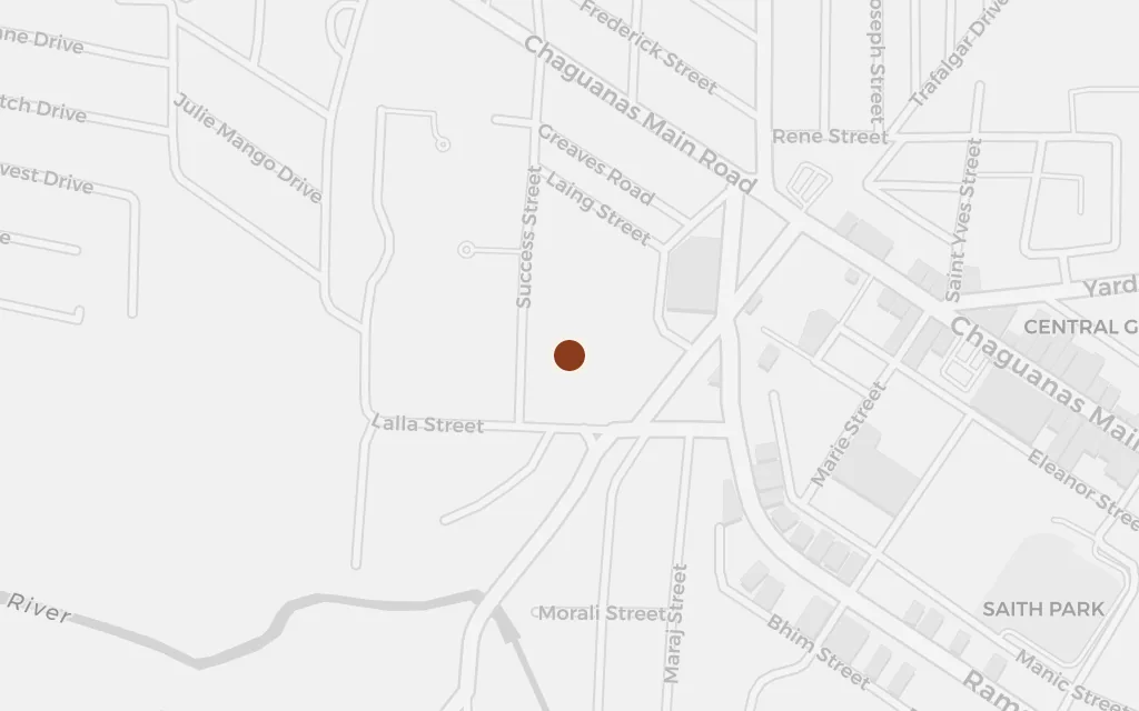 Map of Arwacas (Chaguanas) today