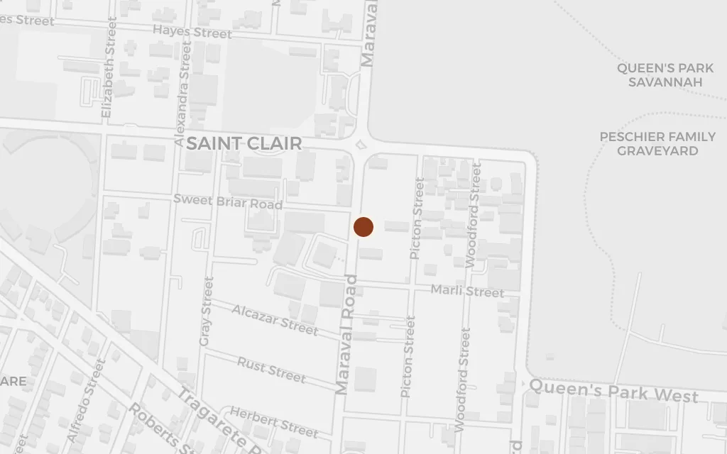 Map of Port of Spain today