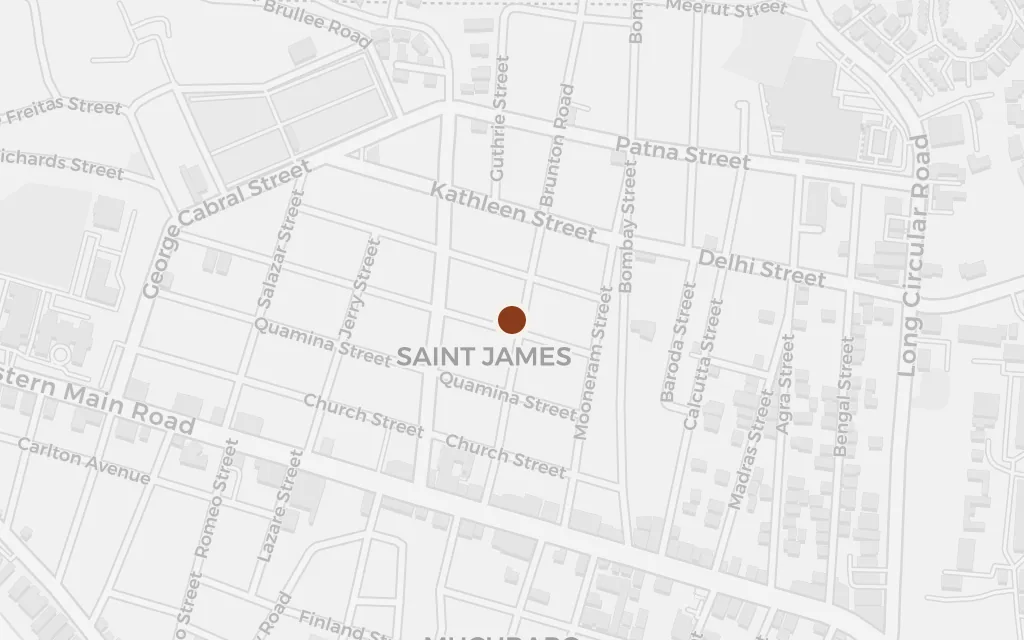 Map of St James today