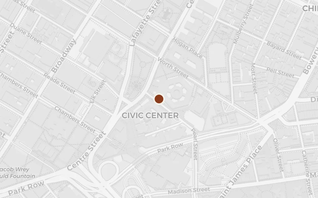 Map of The downtown courts today