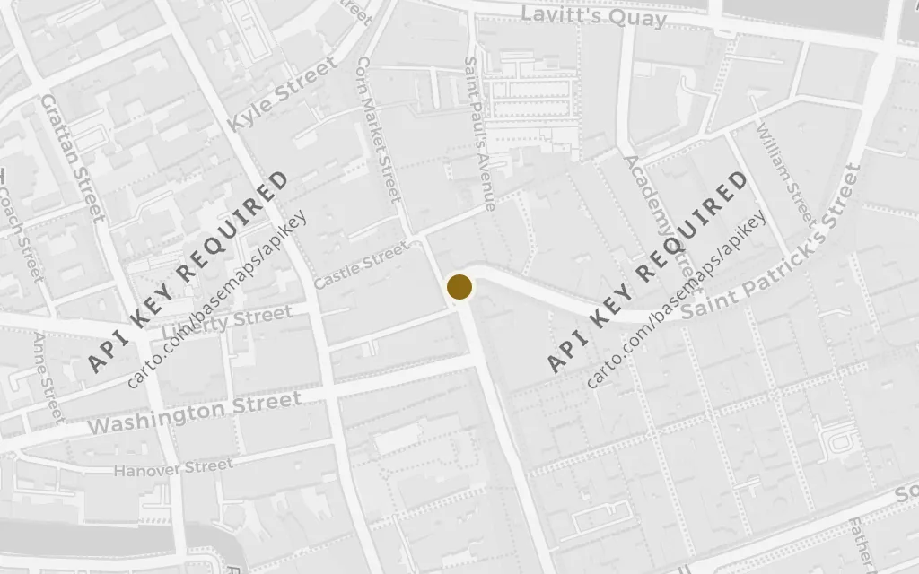 Map of Cork, the auctioned inheritance today
