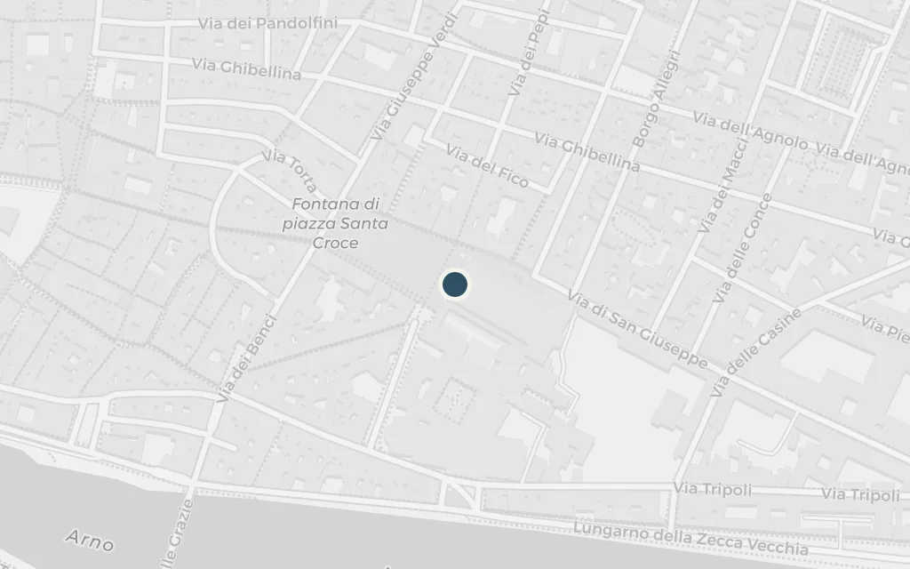 Map of Santa Croce today