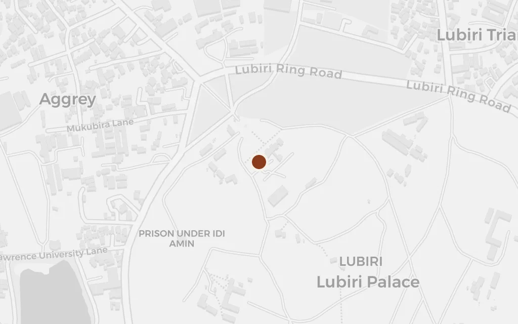 Map of Mengo and the Lubiri today
