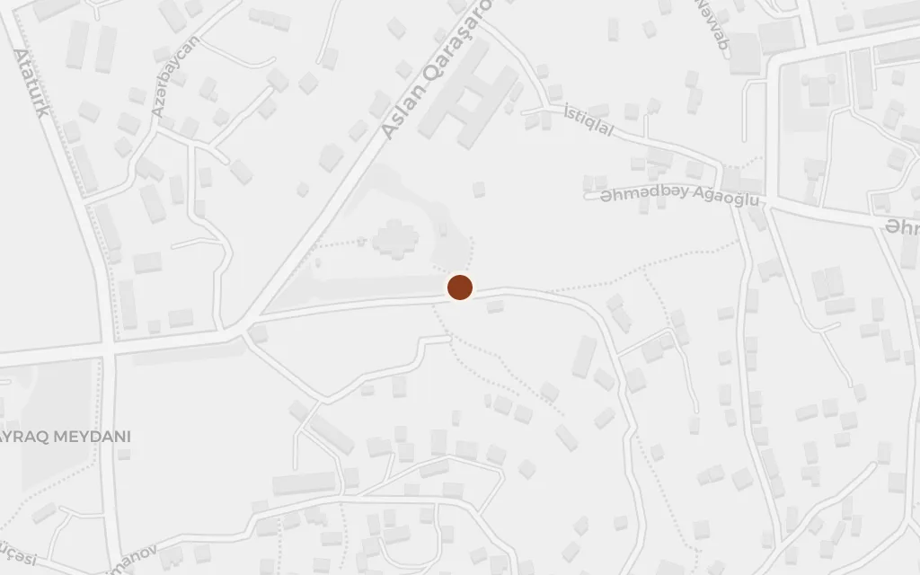 Map of Shusha, Karabakh today