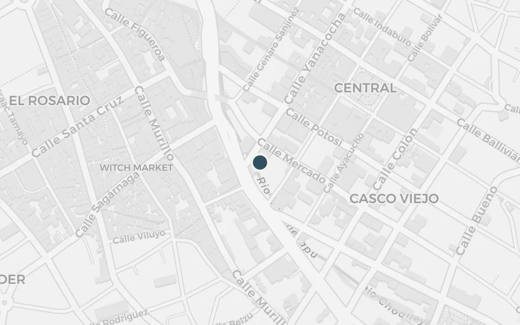 Map of A pool hall in the lower quarter today