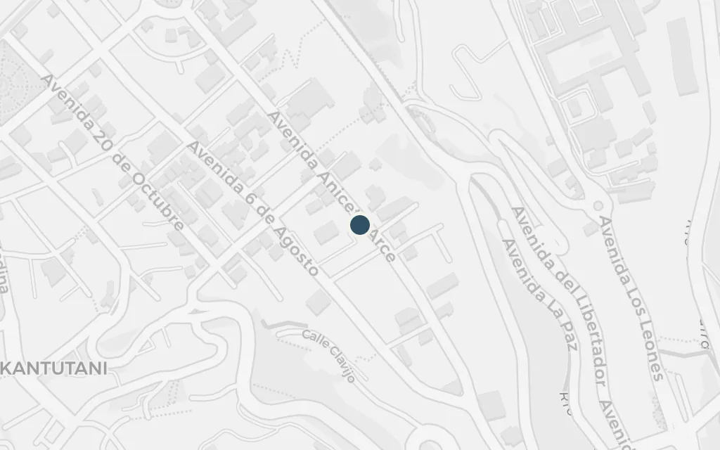 Map of The United States embassy, Avenida Arce today