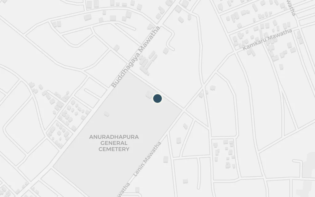Map of Anuradhapura today