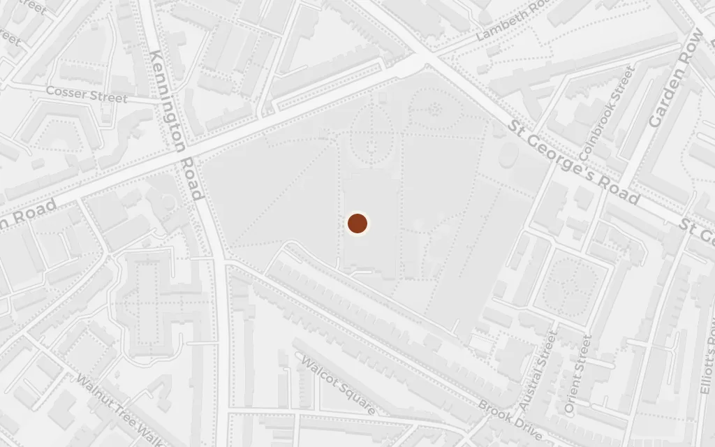 Map of Imperial War Museum, London today