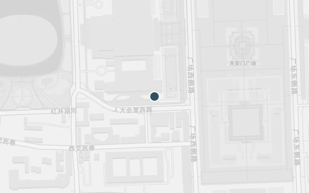 Map of Monument to the People's Heroes today