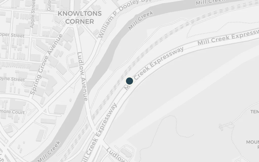 Map of 124 Bluestone Road today
