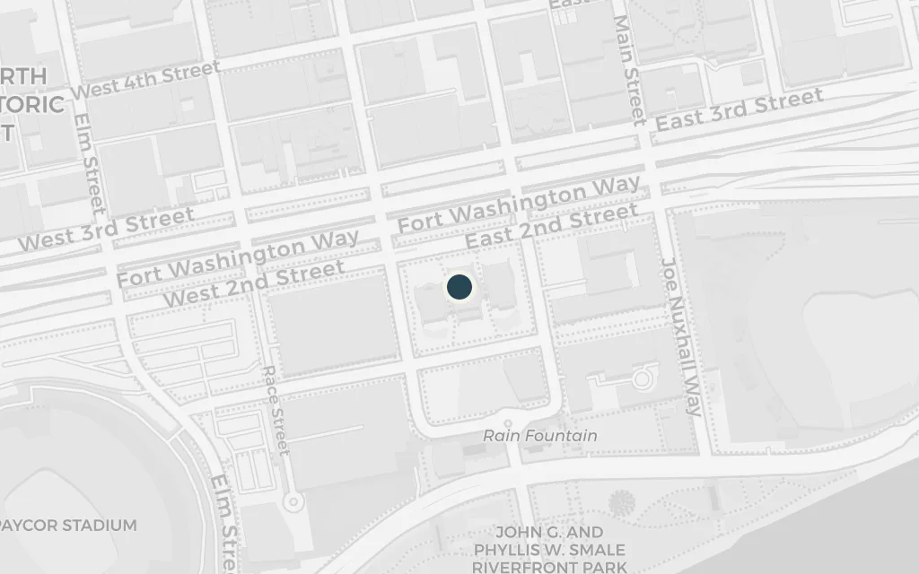 Map of Cincinnati and the Garner case today