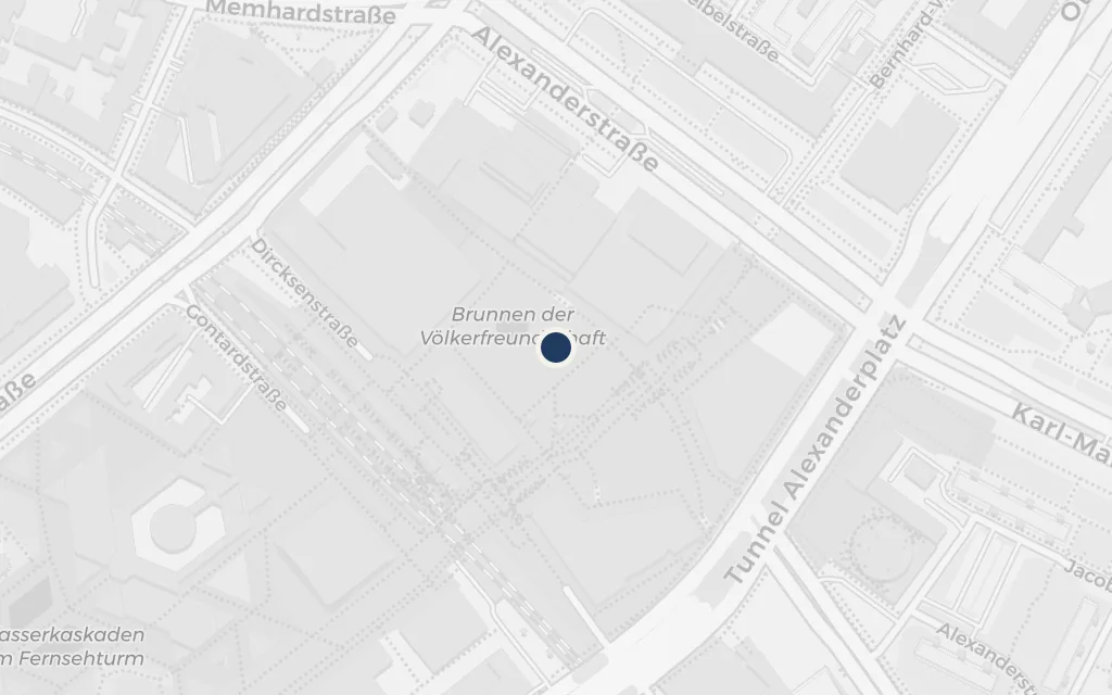 Map of Alexanderplatz today