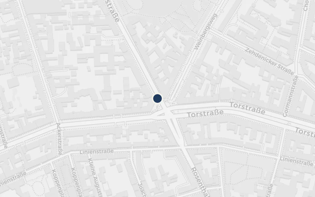 Map of Rosenthaler Platz today