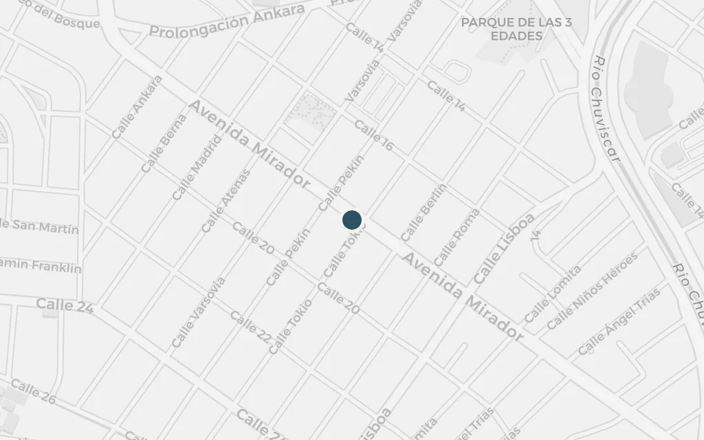 Map of Chihuahua City today
