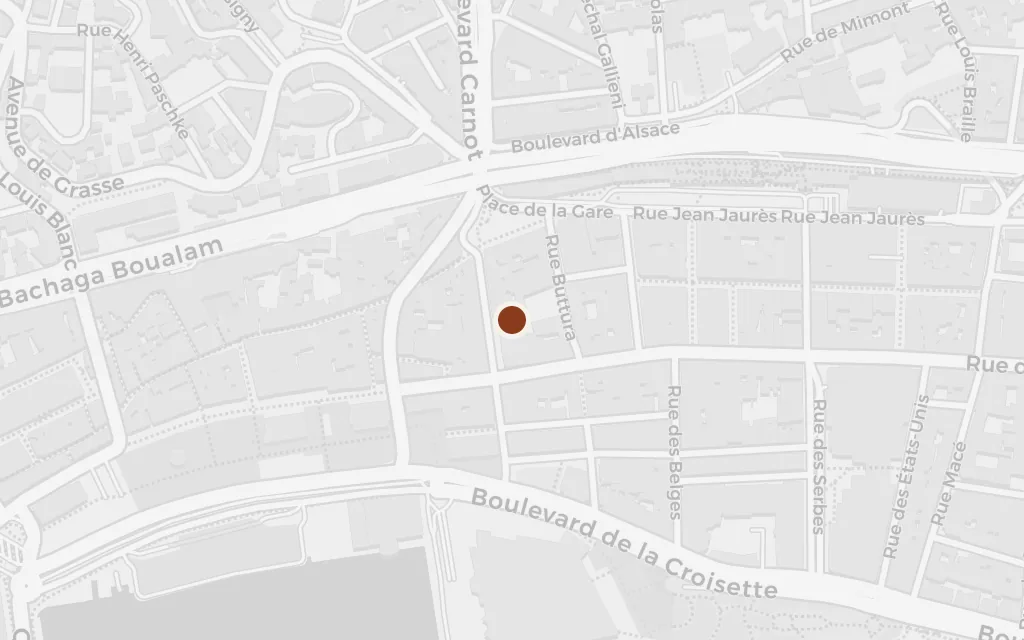 Map of Cannes today