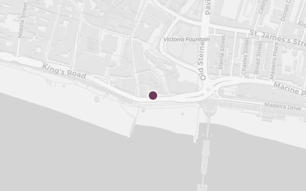 Map of Snow's restaurant today