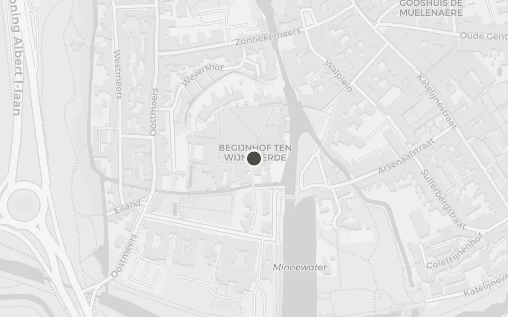 Map of The Béguinage today