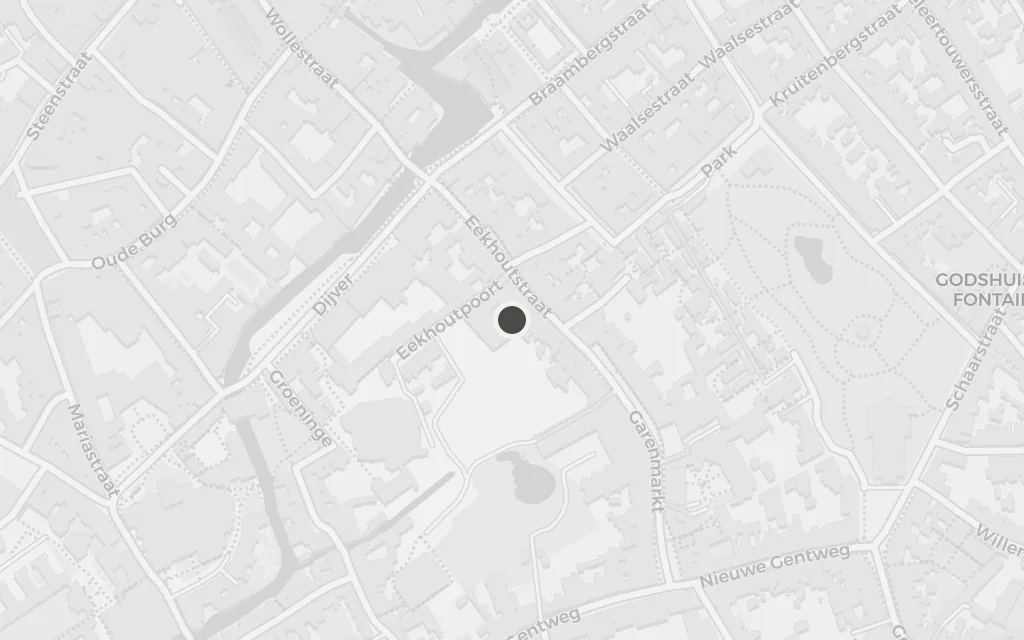 Map of The canals (the dead city) today