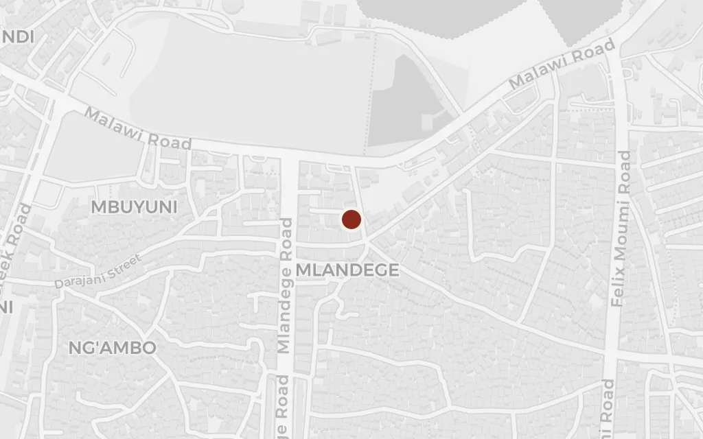 Map of Zanzibar (the slave past) today