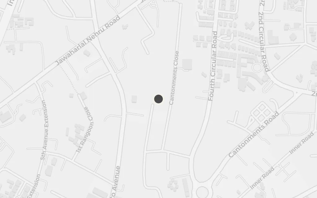 Map of Esi's bungalow today