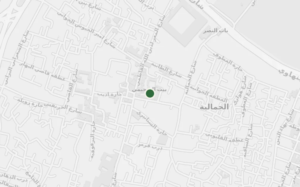 Map of Bayt al-Suhaymi, Darb al-Asfar today