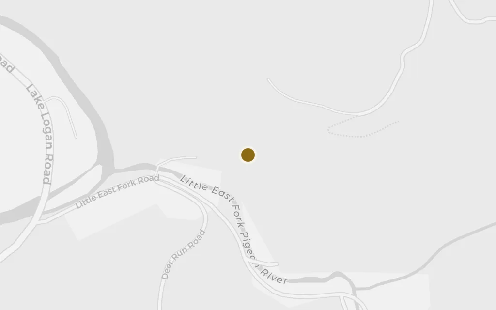 Map of The Cold Mountain community and church today