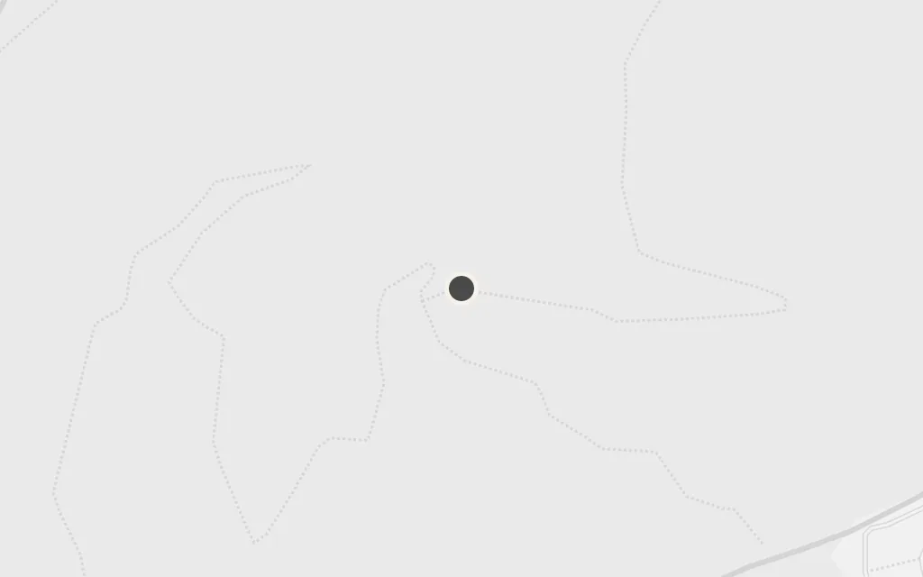 Map of Cold Mountain (the peak) today