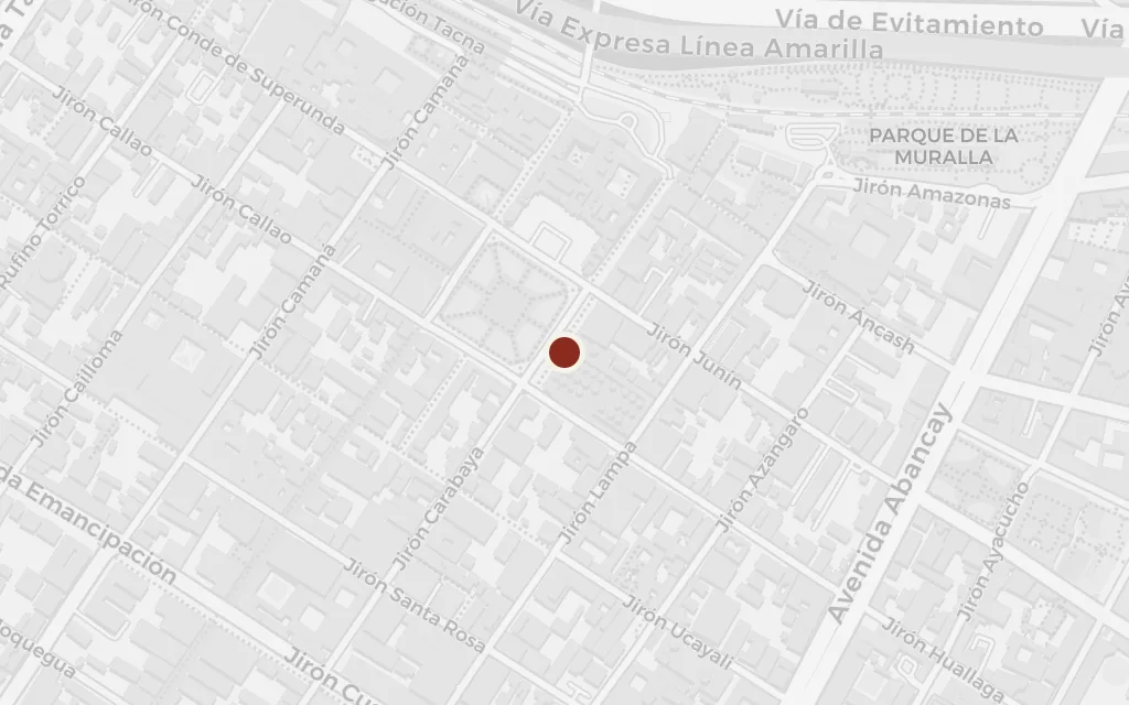 Map of The Government Palace and secret police today