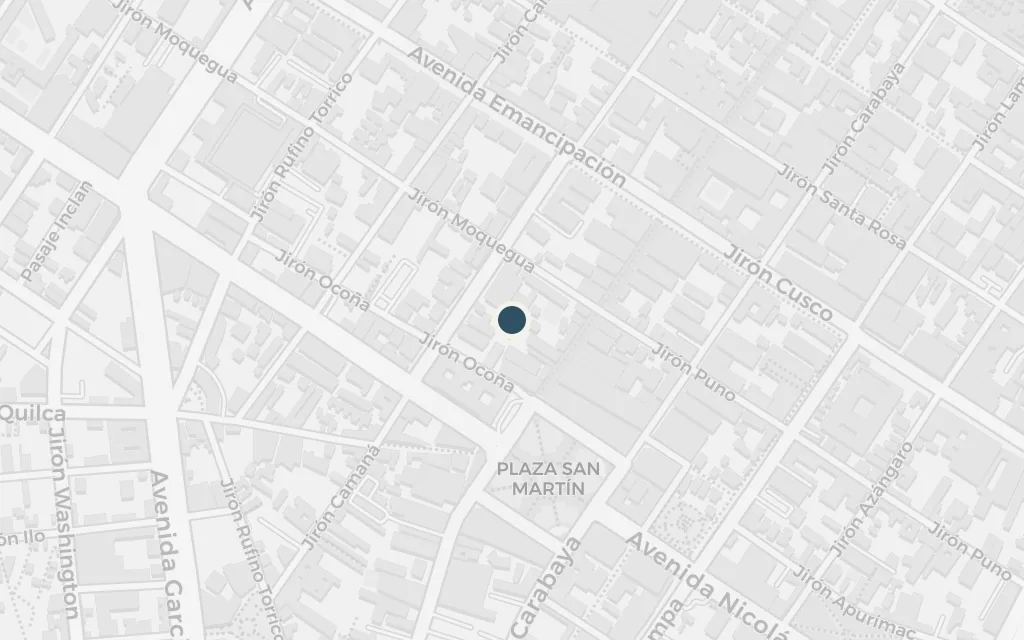 Map of La Crónica newsroom today