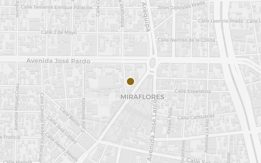 Map of Miraflores (the Zavala home) today