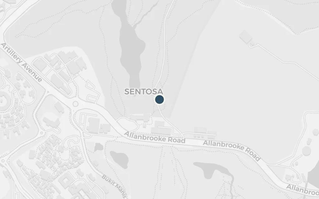 Map of Sentosa today