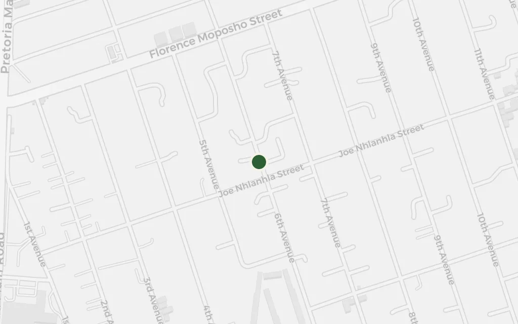 Map of Alexandra today