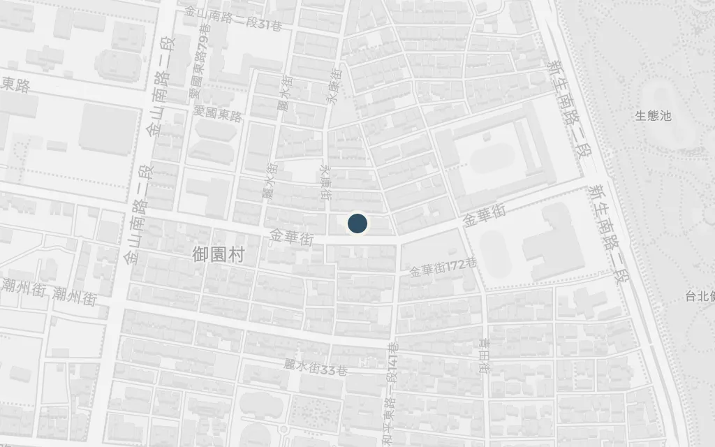 Map of A-Qing's home (the expulsion) today