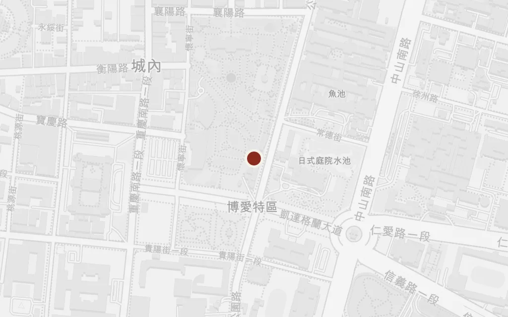 Map of The lotus pond today