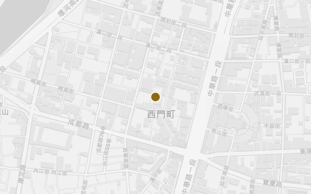 Map of Ximending (the nightlife) today