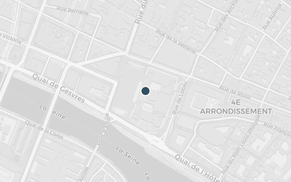 Map of Paris today