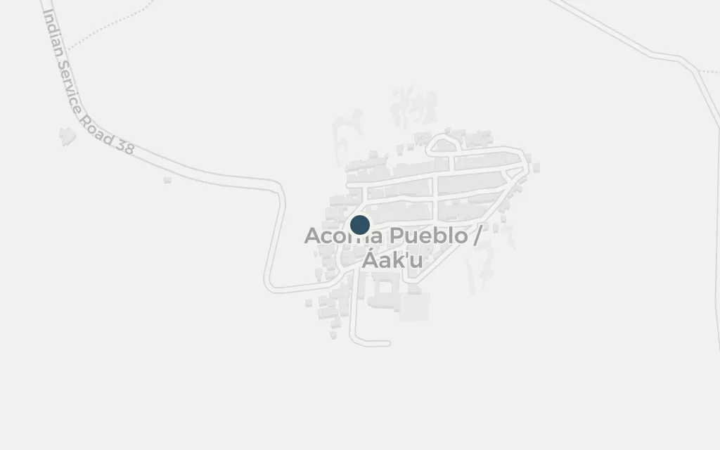 Map of Ácoma, the Sky City today