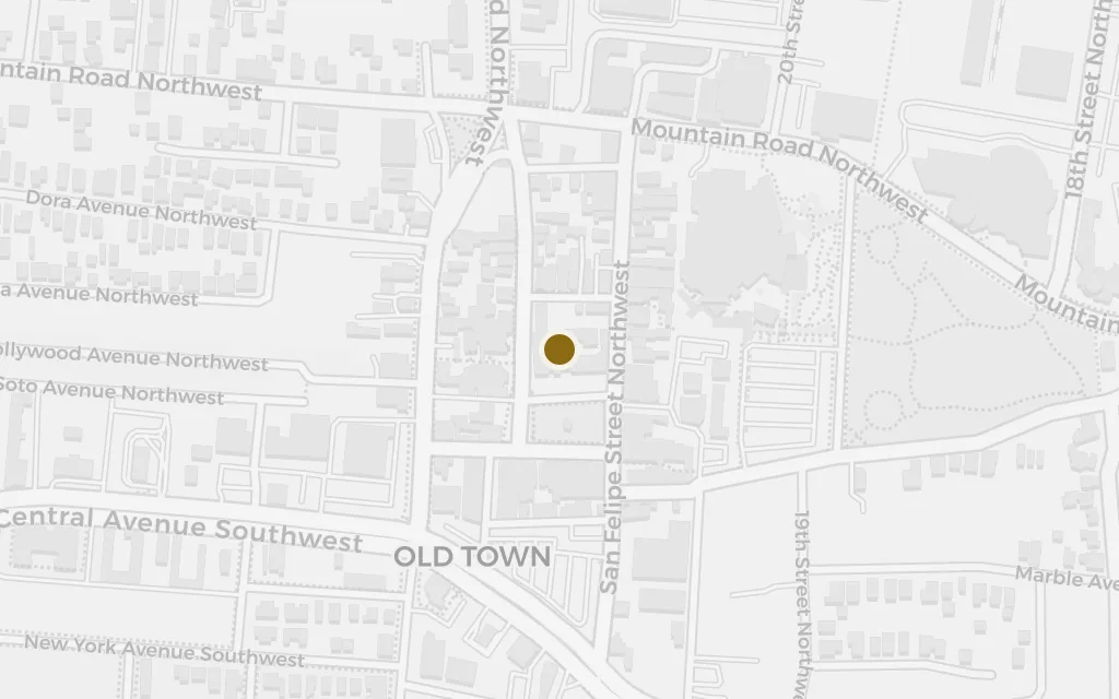 Map of Albuquerque today