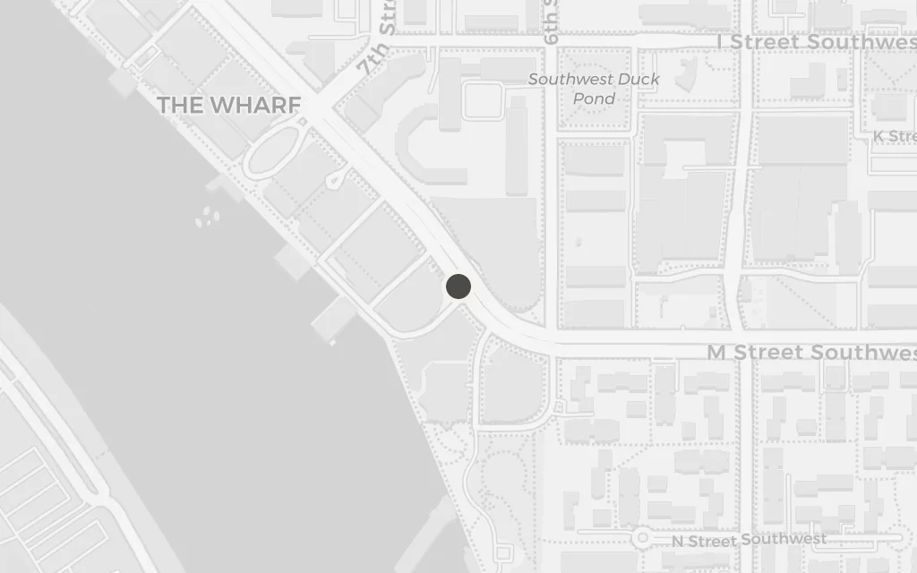 Map of Down the Potomac by steamer today