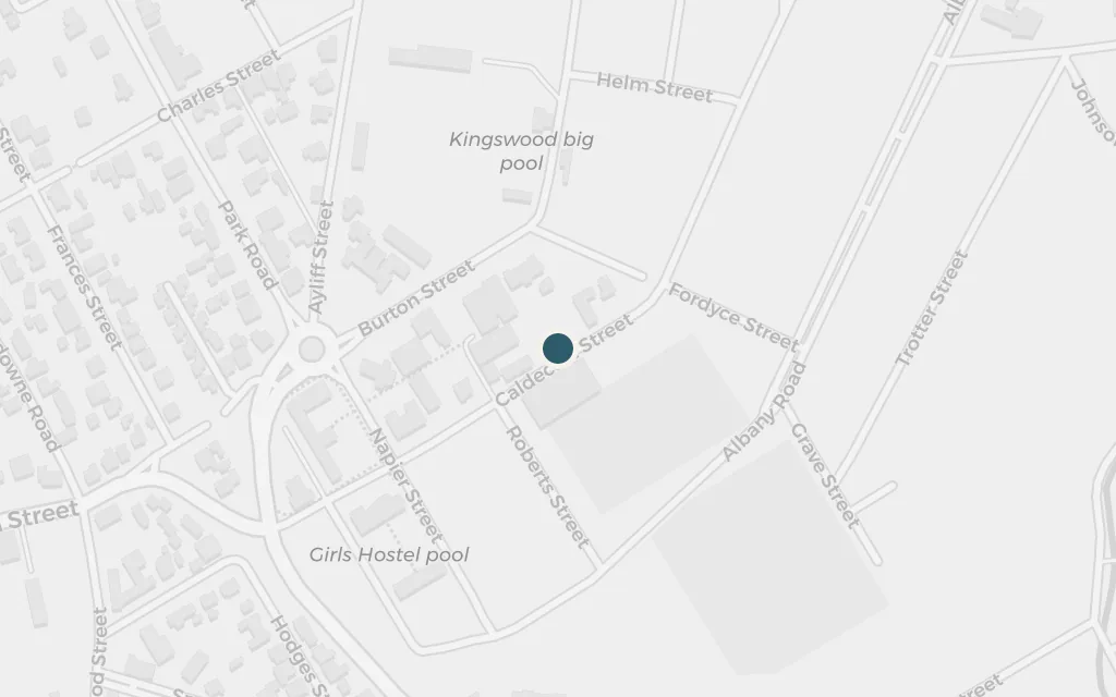Map of Grahamstown (Makhanda) today
