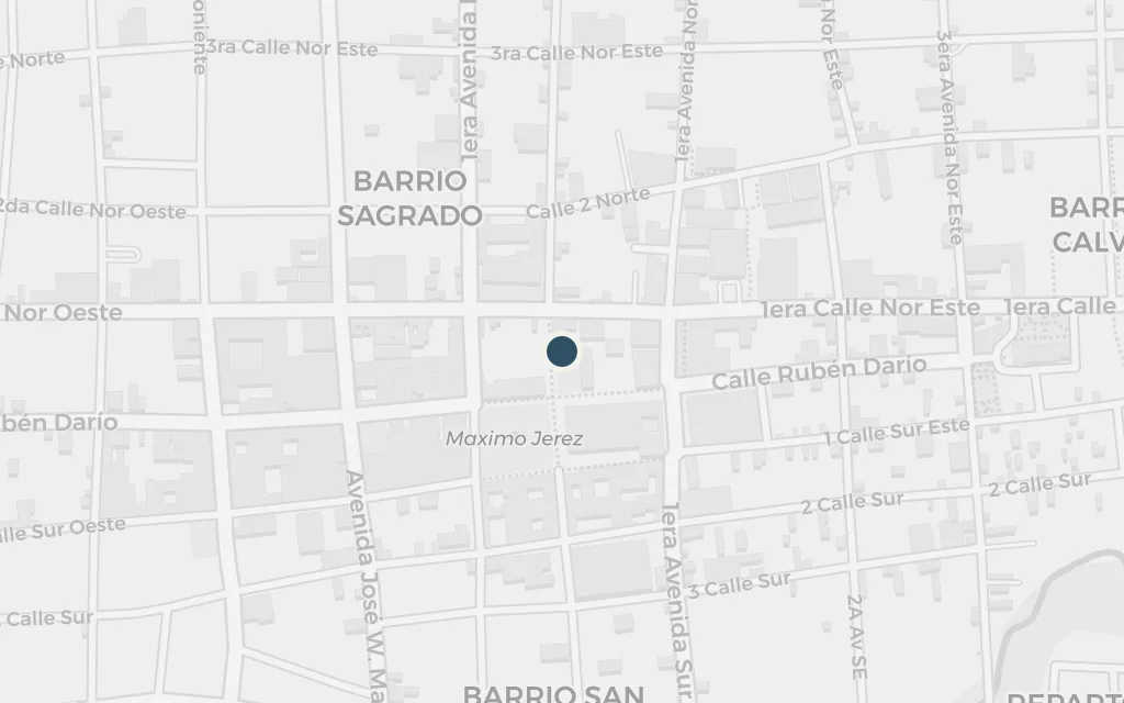 Map of The central plaza today