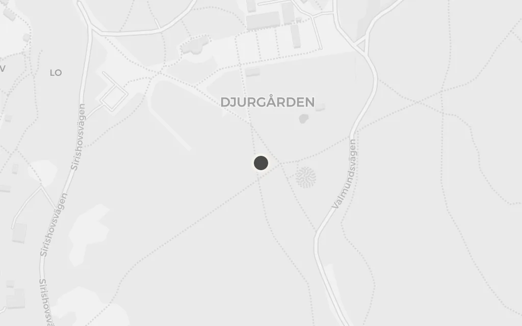 Map of Djurgården (the walks) today