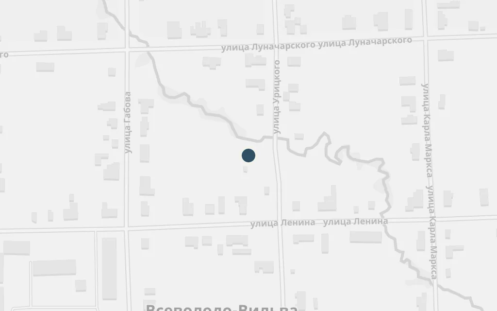 Map of Varykino, near Vsevolodo-Vilva today